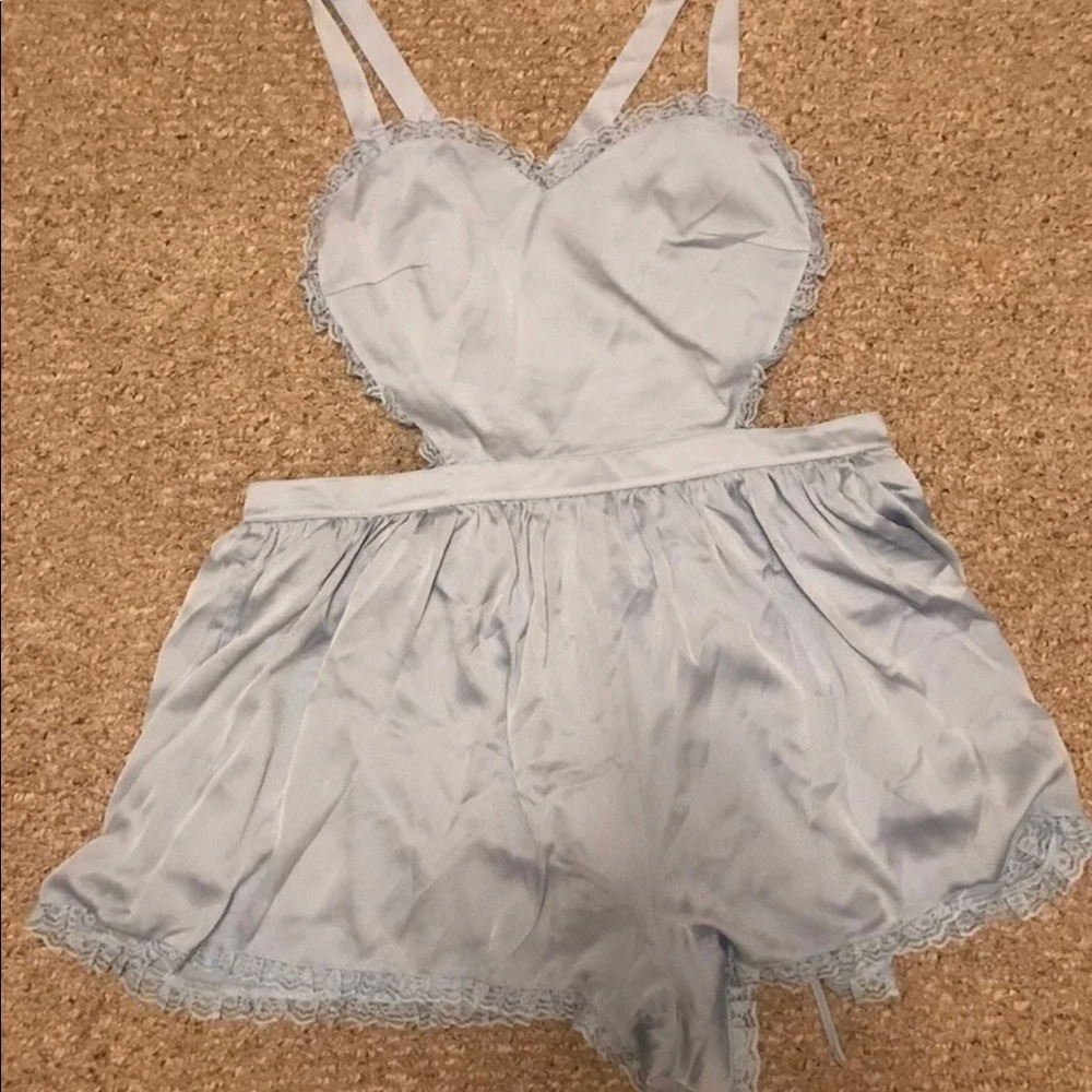NWT Sugar Thrills Plus Size Heart Pinafore Romper